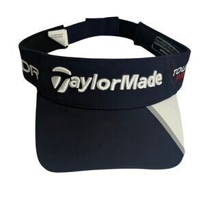 TaylorMade Tour Preferred SLDR Golf Visor Navy Blue White Adjustable Mens Womens